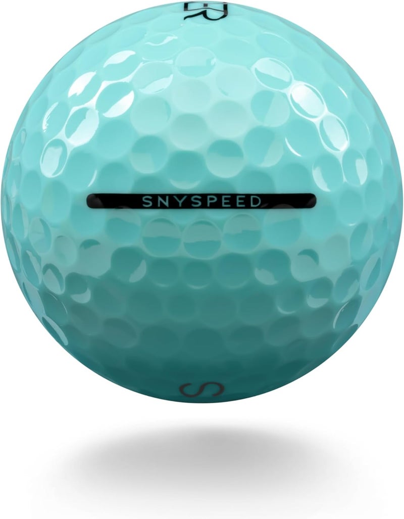 Snyder USA Speed Golf Balls - 3-Piece Construction Distance Golf Balls, 342 Dimples, 80 Compression, High Visibility Colored Golf Balls 12 Pack - Image 3